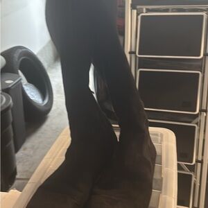 Kenneth Cole Black Over the Knee Boots